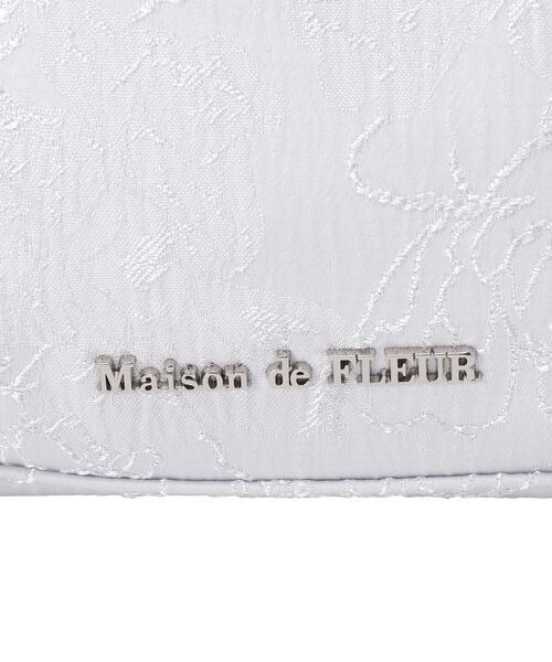 Maison de FLEUR(メゾンドフルール)の「ブルーマニアボリュームリボン2WayトートMバッグ(トートバッグ・レディース・ライトブルー・FREE)」の3枚目の写真