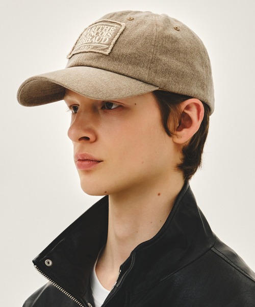 MARITHE + FRANCOIS GIRBAUD(マリテフランソワジルボー)の「PIGMENT SMALL CLASSIC LOGO CAP(キャップ・レディース・ダークブルー/ピンク/ブラック系/ブラウン・フリー)」の10枚目の写真