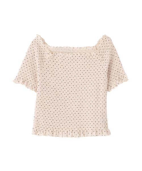 FREE'S MART(フリーズマート)の「◆2WAYオフショルシャーリングカットソー(Tシャツ/カットソー・レディース・ホワイト系その他2/ホワイト系その他/ホワイト/ホワイト系その他3・FREE)」の12枚目の写真