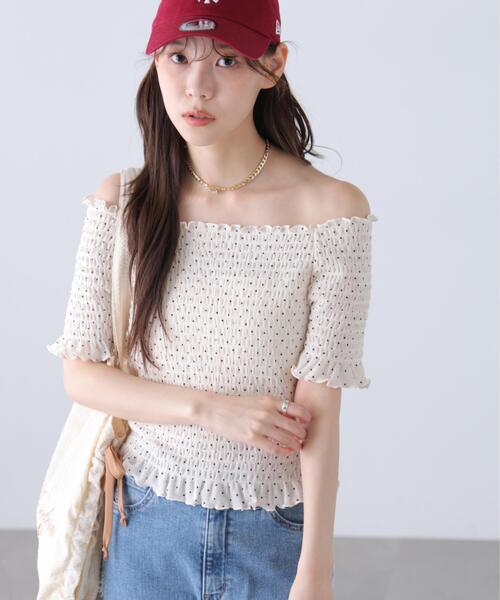 FREE'S MART(フリーズマート)の「◆2WAYオフショルシャーリングカットソー(Tシャツ/カットソー・レディース・ホワイト系その他2/ホワイト系その他/ホワイト/ホワイト系その他3・FREE)」の13枚目の写真