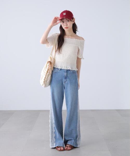 FREE'S MART(フリーズマート)の「◆2WAYオフショルシャーリングカットソー(Tシャツ/カットソー・レディース・ホワイト系その他2/ホワイト系その他/ホワイト/ホワイト系その他3・FREE)」の17枚目の写真