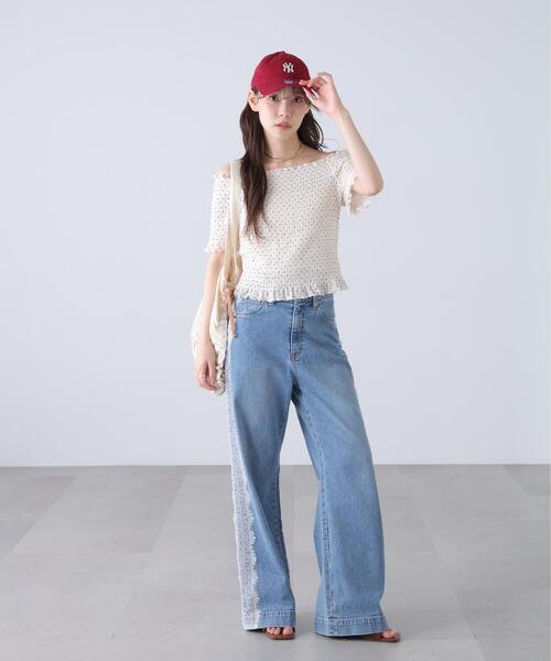 FREE'S MART(フリーズマート)の「◆2WAYオフショルシャーリングカットソー(Tシャツ/カットソー・レディース・ホワイト系その他2/ホワイト系その他/ホワイト/ホワイト系その他3・FREE)」の19枚目の写真
