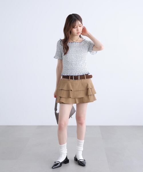 FREE'S MART(フリーズマート)の「◆2WAYオフショルシャーリングカットソー(Tシャツ/カットソー・レディース・ホワイト系その他2/ホワイト系その他/ホワイト/ホワイト系その他3・FREE)」の10枚目の写真