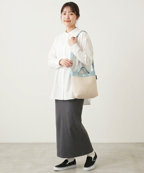 ROOTOTE(ルートート)の「ROOTOTE 2WAYニットミニトート&ショルダー(トートバッグ・レディース・ブラック・FREE)」の9枚目の写真