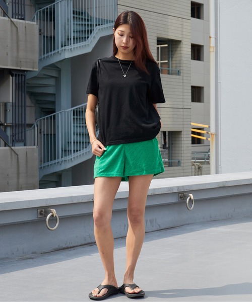 Chick(チック)の「Terry Cloth Easy Shorts / タオル地 イージーショートパンツ ガーリー 韓国 ハーフパンツ ショーツ レディース 秋 秋服 2026年秋冬(その他パンツ・レディース・ネイビー/ブラウン/ピンク/グリーン・FREE)」の17枚目の写真