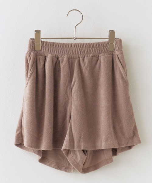 Chick(チック)の「Terry Cloth Easy Shorts / タオル地 イージーショートパンツ ガーリー 韓国 ハーフパンツ ショーツ レディース 秋 秋服 2026年秋冬(その他パンツ・レディース・ネイビー/ブラウン/ピンク/グリーン・FREE)」の5枚目の写真