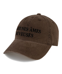 WICK（ウィック）の「JEUNES AMES カチオンボールキャップ-ブラウン（キャップ）」