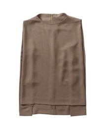 DRESSLAVE | B7 / melange twill sleeveless blouse(メランジツイルスリーブレスブラウス)(シャツ/ブラウス)