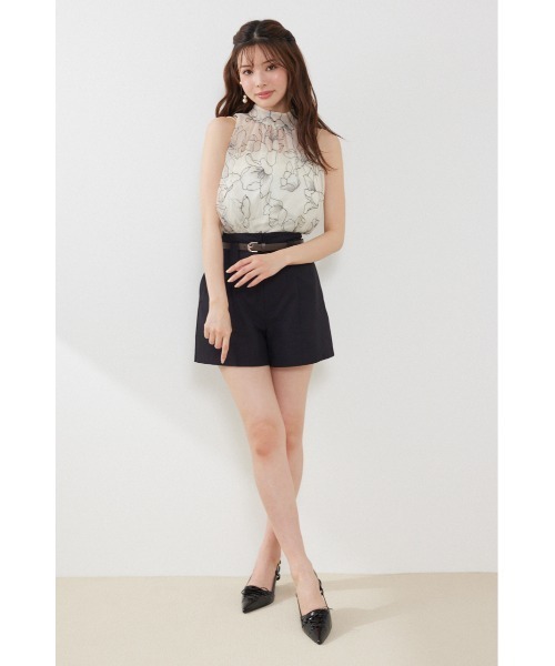 rienda（リエンダ）の「26エンブロイダリーチュールブラウス　夏服（シャツ/ブラウス・レディース・ピンク/アイボリー/ネイビー・MEDIUM/SMALL）」の20枚目の写真