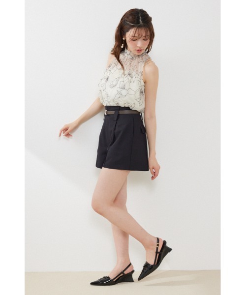 rienda（リエンダ）の「26エンブロイダリーチュールブラウス　夏服（シャツ/ブラウス・レディース・ピンク/アイボリー/ネイビー・MEDIUM/SMALL）」の21枚目の写真