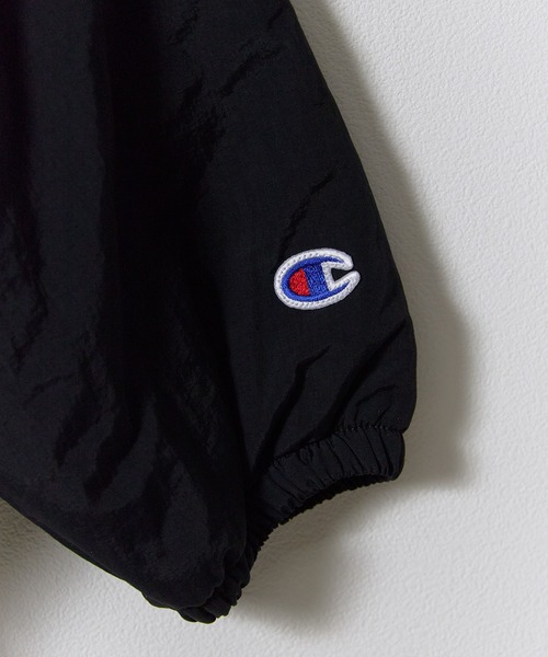 Champion(チャンピオン)の「Champion/チャンピオン ZIP JACKET ジップジャケット 胸ロゴ ナイロンジャケット ライトアウター アウトドア ストリート 2026秋冬 秋服(ナイロンジャケット・メンズ・ブラック/ネイビー/ライトパープル・M/L)」の19枚目の写真