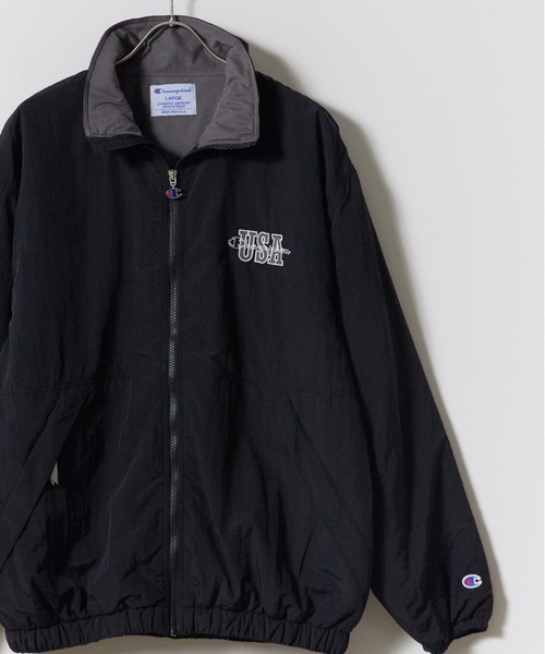 Champion(チャンピオン)の「Champion/チャンピオン ZIP JACKET ジップジャケット 胸ロゴ ナイロンジャケット ライトアウター アウトドア ストリート 2026秋冬 秋服(ナイロンジャケット・メンズ・ブラック/ネイビー/ライトパープル・M/L)」の11枚目の写真