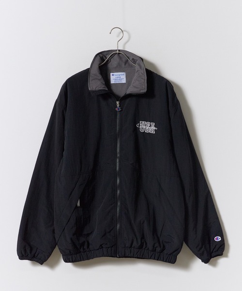 Champion(チャンピオン)の「Champion/チャンピオン ZIP JACKET ジップジャケット 胸ロゴ ナイロンジャケット ライトアウター アウトドア ストリート 2026秋冬 秋服(ナイロンジャケット・メンズ・ブラック/ネイビー/ライトパープル・M/L)」の10枚目の写真