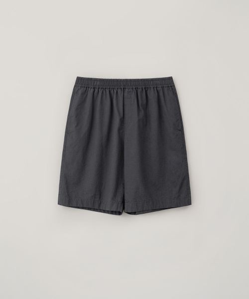 BLANKROOM(ブランクルーム)の「ウォッシュドバンディングショーツ_CHARCOAL NAVY(その他パンツ・メンズ・その他・1/2/3)」の1枚目の写真