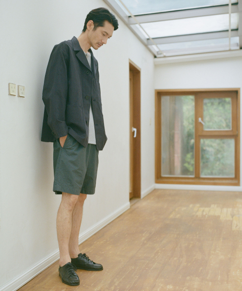 BLANKROOM(ブランクルーム)の「ウォッシュドバンディングショーツ_CHARCOAL NAVY(その他パンツ・メンズ・その他・1/2/3)」の6枚目の写真