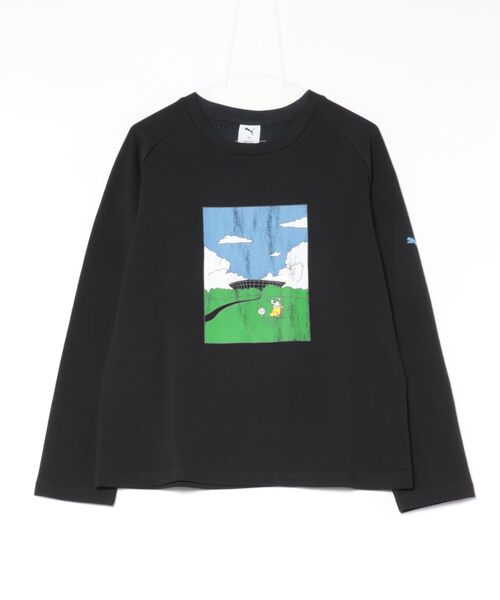 PUMA(プーマ)の「《PUMA》ESS ELEVATED MX ベビーテリー 長袖 Tシャツ(Tシャツ/カットソー・メンズ・ライトグレー/ブラック/ホワイト・M/XL/L/XXL/S)」の1枚目の写真