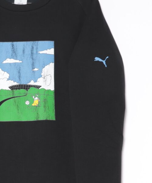 PUMA(プーマ)の「《PUMA》ESS ELEVATED MX ベビーテリー 長袖 Tシャツ(Tシャツ/カットソー・メンズ・ライトグレー/ブラック/ホワイト・M/XL/L/XXL/S)」の4枚目の写真