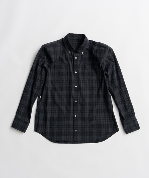 PRANK PROJECT(プランクプロジェクト)の「【2026Autumn Pre-Order】チェックショルダーパッテドシャツ / Check Shoulder Padded Shirt(シャツ/ブラウス・レディース・ベージュ/レッド/ネイビー・FREE)」の6枚目の写真