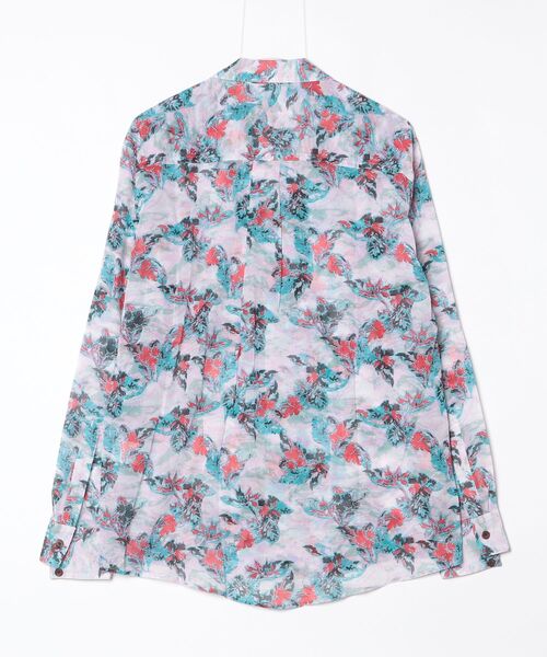 STUDIOUS(ステュディオス)の「アロハロングシャツ(Tシャツ/カットソー・メンズ・ピンク・S)」の2枚目の写真