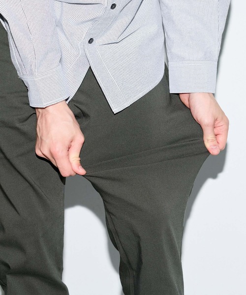 coca(coca)(コカ)の「ストレッチイージーテーパードパンツ(その他パンツ・メンズ・チャコール/ブラック/ネイビー/カーキ・L/M/XL)」の8枚目の写真