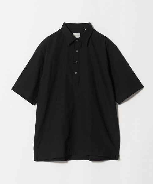 green label relaxing(グリーンレーベルリラクシング)の「A+air ポリエステル 空羽 リラックス プルオーバー -吸水速乾・通気性・イージーアイロン-(Tシャツ/カットソー・メンズ・ブラック/ダークブラウン・L/S/M/XL)」の10枚目の写真