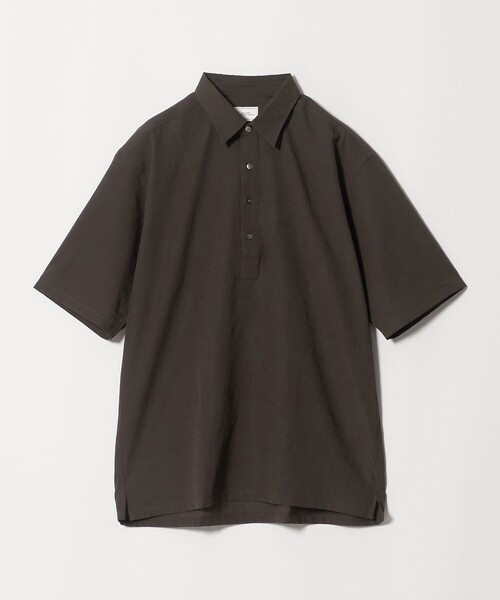 green label relaxing(グリーンレーベルリラクシング)の「A+air ポリエステル 空羽 リラックス プルオーバー -吸水速乾・通気性・イージーアイロン-(Tシャツ/カットソー・メンズ・ブラック/ダークブラウン・L/S/M/XL)」の13枚目の写真