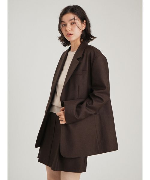 Mila Owen(ミラオーウェン)の「チェックパターンミニスカートライクパンツ(その他パンツ・レディース・ブラウン/ダークブラウン/ベージュ・0/1)」の15枚目の写真