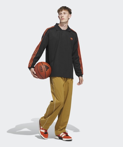 adidas（アディダス）の「ラグビーポロ Rugby Polo / 長袖 ポロシャツ アディダスオリジナルス adidas Originals（ポロシャツ・メンズ・ブラック・SMALL/X-LARGE/X-SMALL/XX-LARGE/3XL/LARGE/MEDIUM）」の7枚目の写真