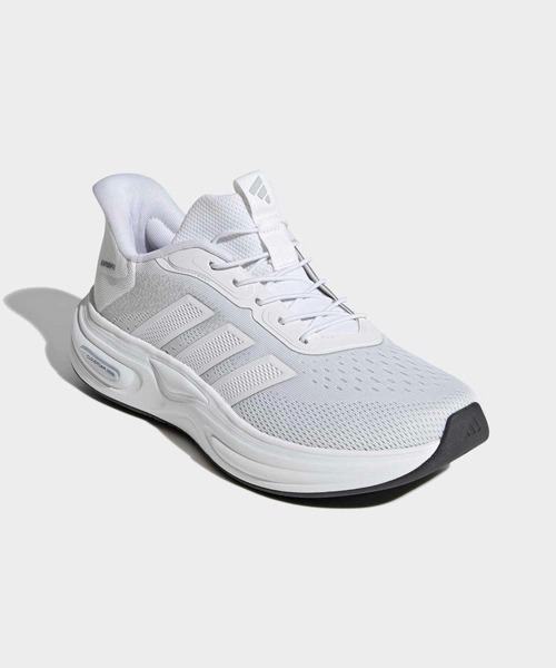 adidas(アディダス)の「CLOUDFOAM クッション ラピッドフィット / CLOUDFOAM CUXXION RAPIDFIT / アディダス adidas(スニーカー・メンズ・ホワイト・24.5cm/25.0cm/25.5cm/26.0cm/26.5cm/27.0cm/27.5cm/28.0cm/28.5cm/29.0cm)」の4枚目の写真