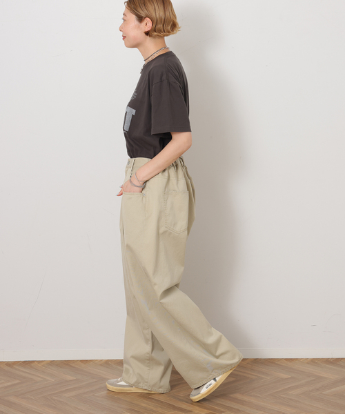 JOURNAL STANDARD LUXE(ジャーナルスタンダード ラックス)の「チノ コラパンツ(チノパンツ・レディース・ベージュ・MEDIUM/SMALL)」の5枚目の写真