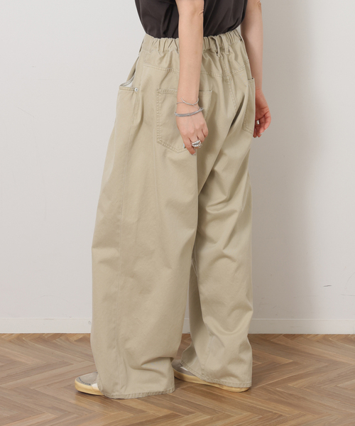 JOURNAL STANDARD LUXE(ジャーナルスタンダード ラックス)の「チノ コラパンツ(チノパンツ・レディース・ベージュ・MEDIUM/SMALL)」の6枚目の写真
