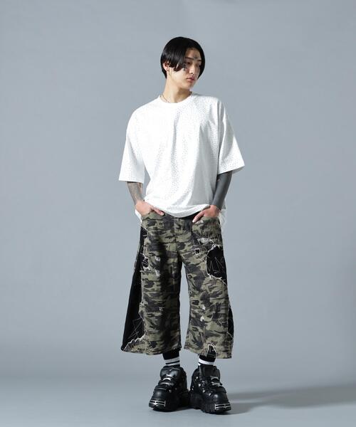 L.H.P(エルエイチピー)の「MAVYTH/メヴィス/CAMO DAMAGE DENIM PANTS(デニムパンツ・レディース・その他2・L/M)」の3枚目の写真