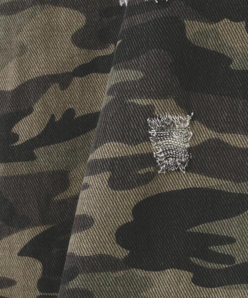 L.H.P(エルエイチピー)の「MAVYTH/メヴィス/CAMO DAMAGE DENIM PANTS(デニムパンツ・レディース・その他2・L/M)」の12枚目の写真