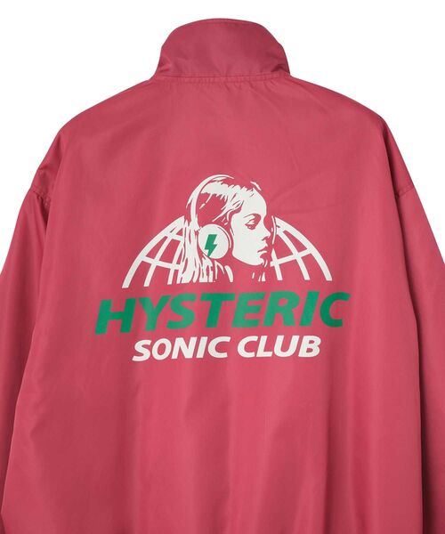 HYSTERIC GLAMOUR(ヒステリックグラマー)の「HYSTERIC SONIC CLUB スタンドカラーブルゾン(ブルゾン・レディース・ネイビー/ブラック/ピンク・FREE)」の7枚目の写真