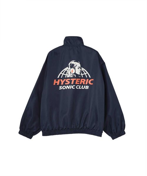 HYSTERIC GLAMOUR(ヒステリックグラマー)の「HYSTERIC SONIC CLUB スタンドカラーブルゾン(ブルゾン・レディース・ネイビー/ブラック/ピンク・FREE)」の8枚目の写真