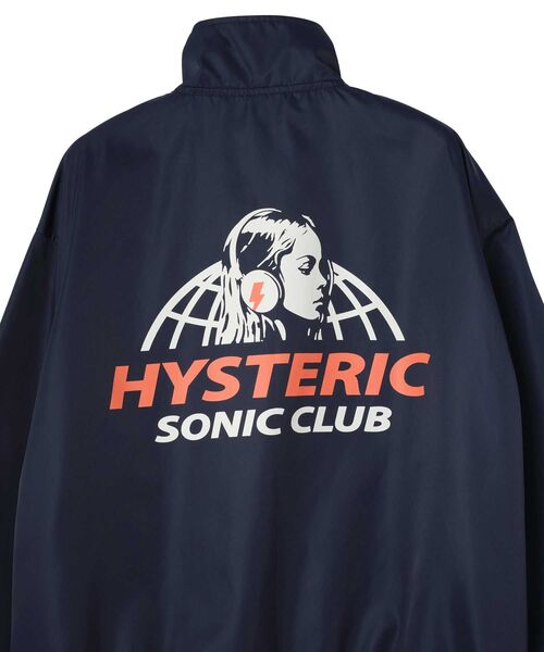 HYSTERIC GLAMOUR(ヒステリックグラマー)の「HYSTERIC SONIC CLUB スタンドカラーブルゾン(ブルゾン・レディース・ネイビー/ブラック/ピンク・FREE)」の11枚目の写真