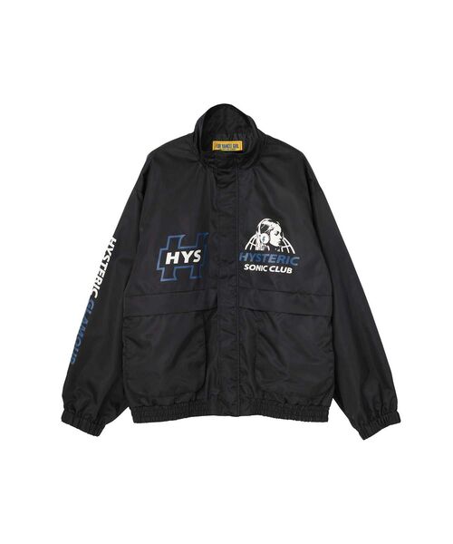 HYSTERIC GLAMOUR(ヒステリックグラマー)の「HYSTERIC SONIC CLUB スタンドカラーブルゾン(ブルゾン・レディース・ネイビー/ブラック/ピンク・FREE)」の12枚目の写真