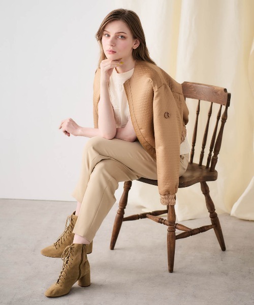 STUDIO PICONE(スタジオピッコーネ)の「UV冷感タックパンツ(その他パンツ・レディース・ブラック/ブラウン/ベージュ/ホワイト・LL/L/S/M)」の21枚目の写真