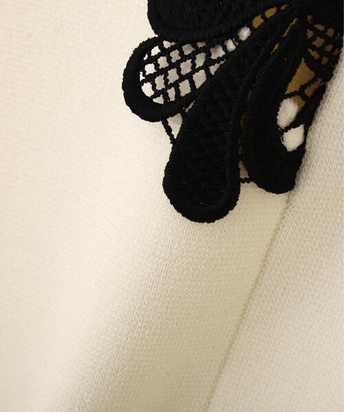 ADORE(アドーア)の「◆レースブロッキングニット(ニット/セーター・レディース・ブラック/ホワイト系その他・38)」の16枚目の写真