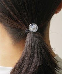 HARIO Lampwork Factory（ハリオランプワークファクトリー）の「ヘアゴム 彩玉 ブルーグレー（ヘアゴム）」