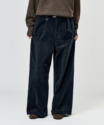 BLEACHED CORDUROY BELTED PANTS / ブリーチコーデュロイベルテッドパンツ