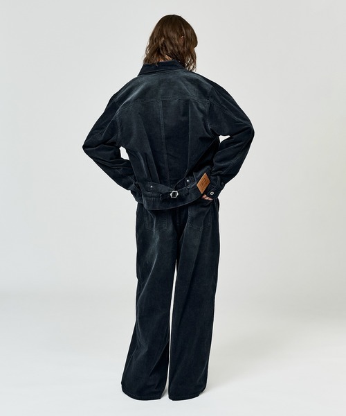 WETTEMPT(ウィテンプト)の「BLEACHED CORDUROY BELTED PANTS / ブリーチコーデュロイベルテッドパンツ(スラックス・メンズ・ブラック/ネイビー/ブラウン/カーキ・SMALL/MEDIUM/LARGE)」の7枚目の写真