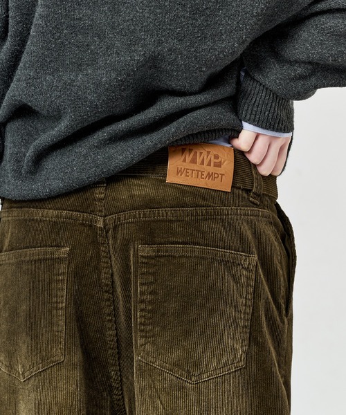 WETTEMPT(ウィテンプト)の「BLEACHED CORDUROY BELTED PANTS / ブリーチコーデュロイベルテッドパンツ(スラックス・メンズ・ブラック/ネイビー/ブラウン/カーキ・SMALL/MEDIUM/LARGE)」の18枚目の写真