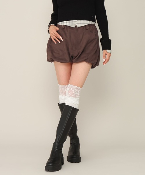 Heather（ヘザー）の「アソートバルーンショートパンツ　1077760（その他パンツ・レディース・ブラック/ブラウン・S/M）」の2枚目の写真