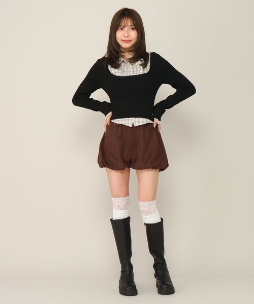 Heather（ヘザー）の「アソートバルーンショートパンツ　1077760（その他パンツ・レディース・ブラック/ブラウン・S/M）」の15枚目の写真