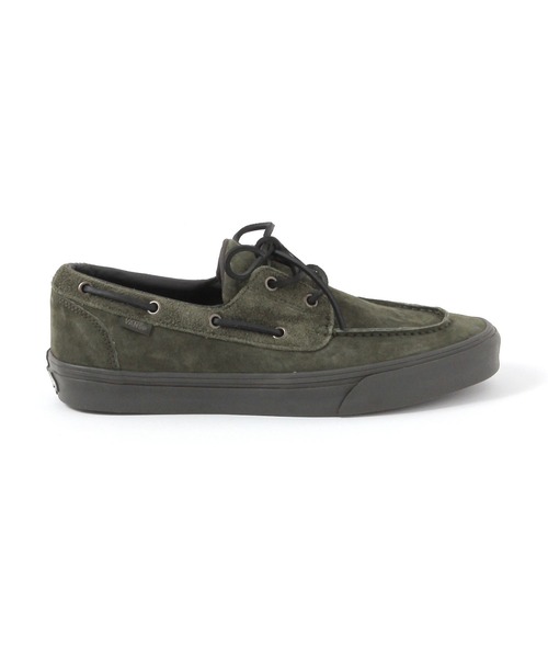 niko and...(ニコアンド)の「【VANS(ヴァンズ)】ツーアイレット ボートシューズ(モカシン/デッキシューズ・メンズ・カーキ・27.5/26.5)」の3枚目の写真