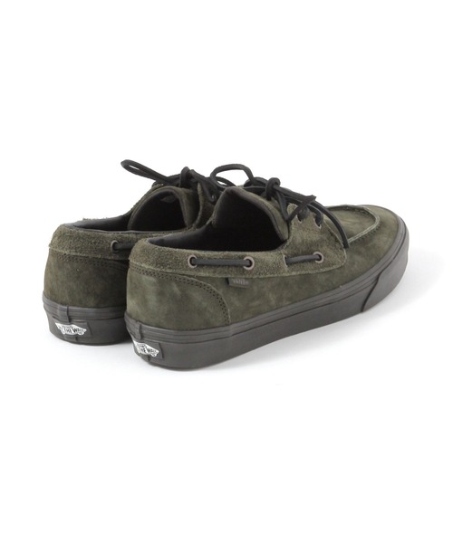 niko and...(ニコアンド)の「【VANS(ヴァンズ)】ツーアイレット ボートシューズ(モカシン/デッキシューズ・メンズ・カーキ・27.5/26.5)」の4枚目の写真