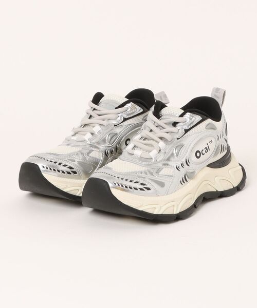Ocai(オカイ)の「Ocai/オカイ/Run 3.0 / Moon Silver(スニーカー・メンズ・シルバー・40/39/37/38)」の1枚目の写真
