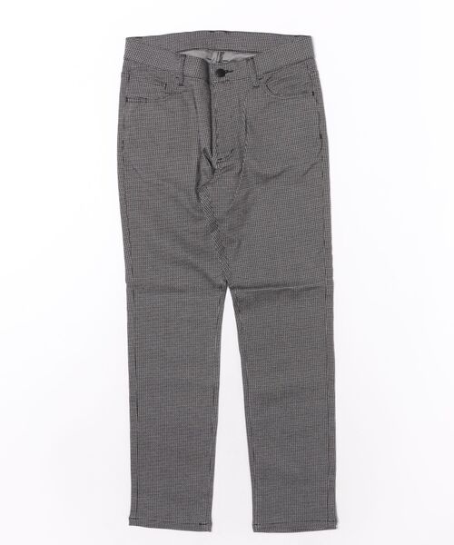 TAKA-Q(タカキュー)の「*パンツ メンズ ストレッチ スリム 5ポケット テーパード プリント クロスストレッチ(チノパンツ・メンズ・ブラック/グレー系その他2/ネイビー・MEDIUM/LARGE/3L/X-LARGE/2S/S)」の2枚目の写真