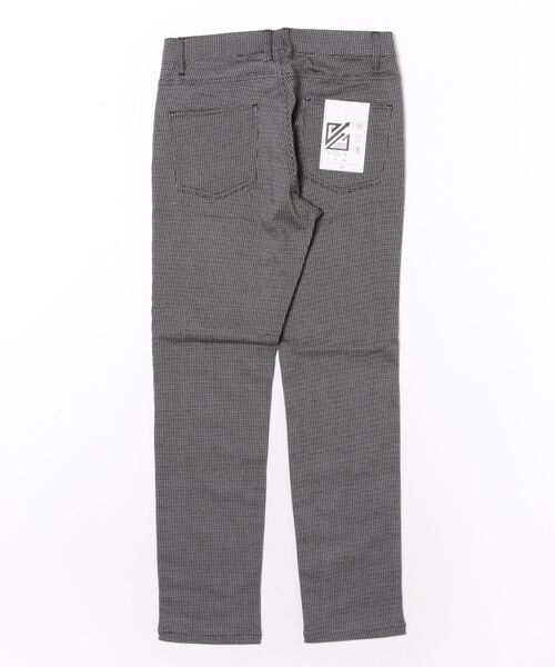 TAKA-Q(タカキュー)の「*パンツ メンズ ストレッチ スリム 5ポケット テーパード プリント クロスストレッチ(チノパンツ・メンズ・ブラック/グレー系その他2/ネイビー・MEDIUM/LARGE/3L/X-LARGE/2S/S)」の4枚目の写真